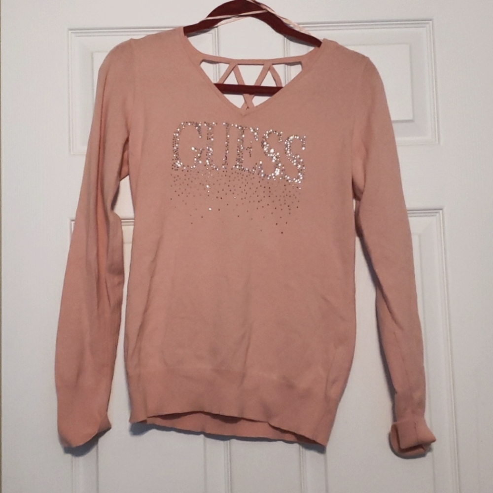 Pink GUESS sweater